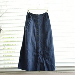 SOLD!! Blue Urban Outfitters-esque maxi skirt